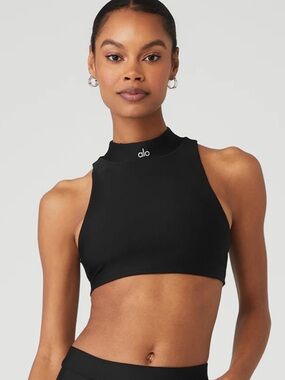 Alo Airlift Matching Set: bra top & legging bottom, small, black